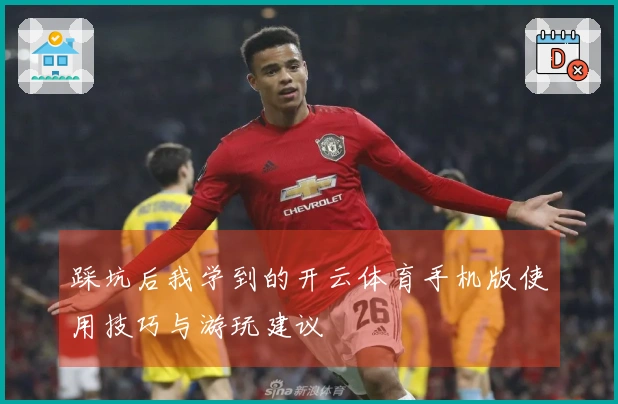 踩坑后我学到的开云体育手机版使用技巧与游玩建议